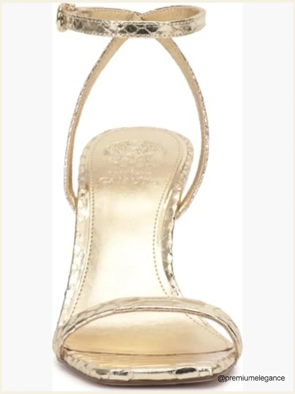 Ankle Strap Wedge Sandals - Faux Leather Open Toe